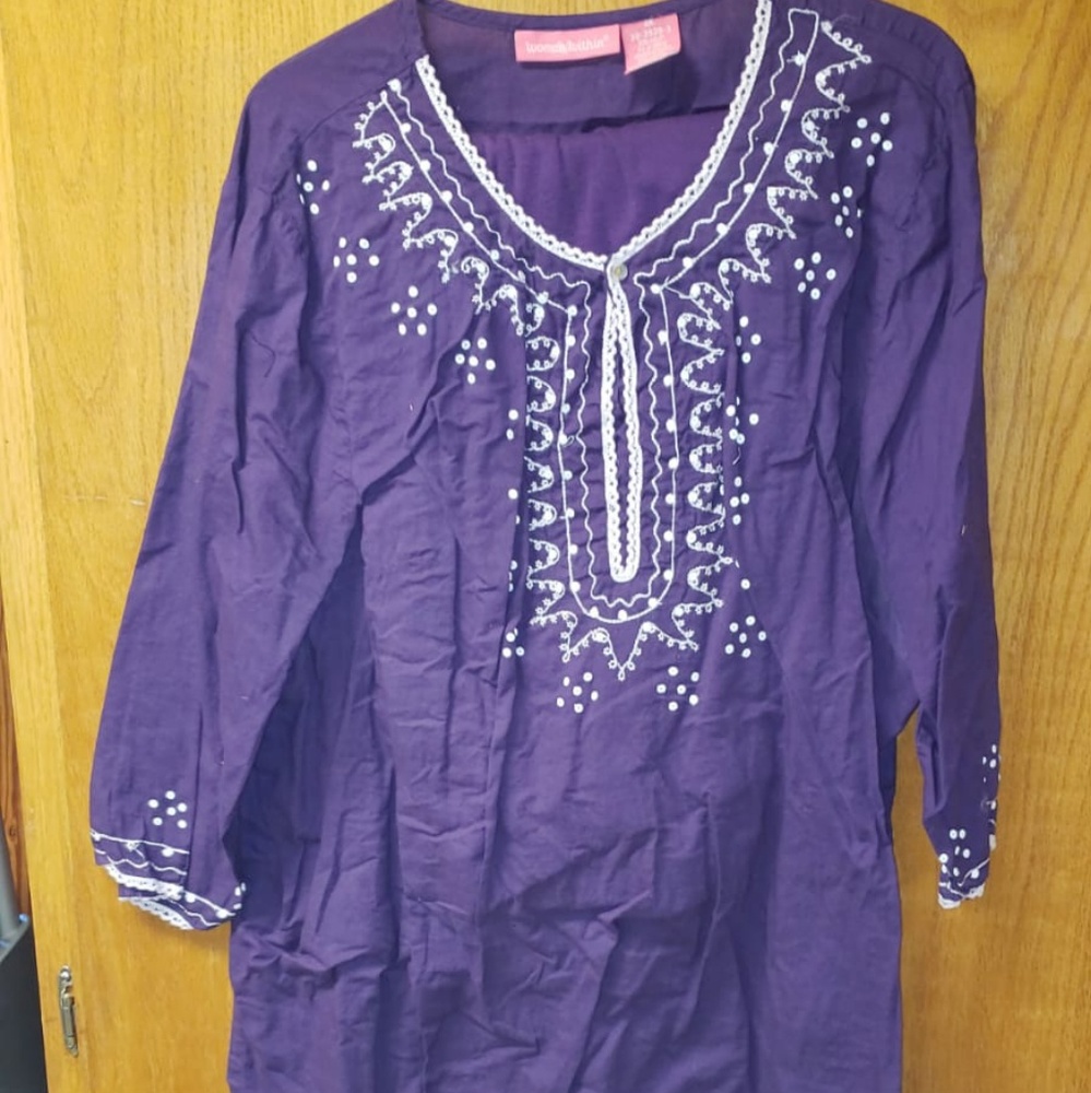 Grape tunic with grape pants